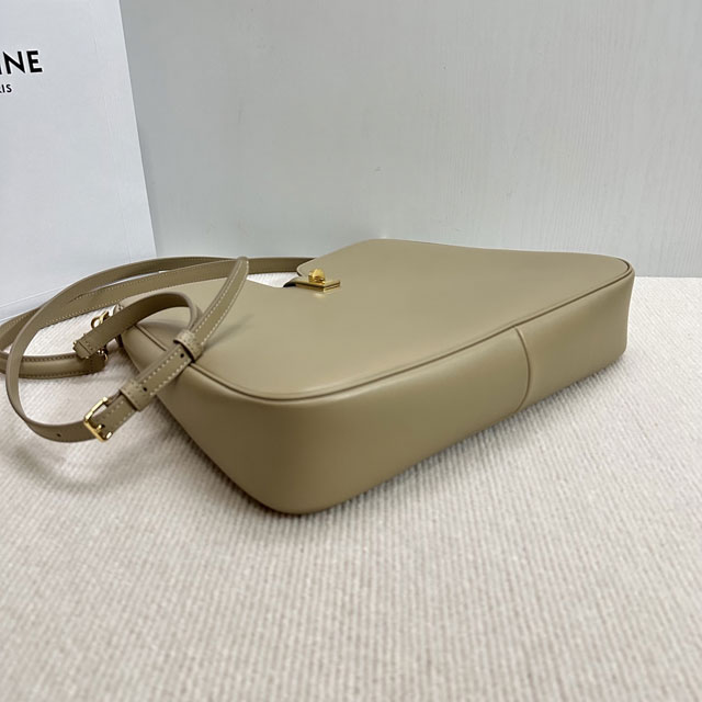 Celine original calfskin medium camille 16 soft bag 119563 taupe