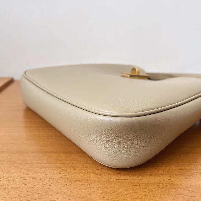 Celine original calfskin small camille 16 soft bag 120693 ivory