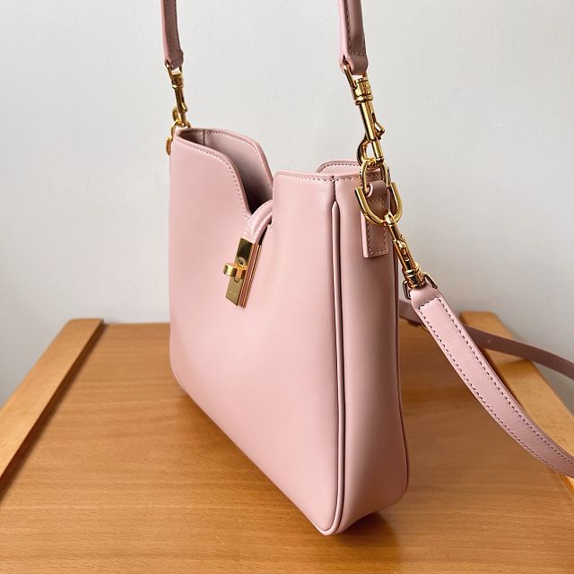 Celine original calfskin small camille 16 soft bag 120693 pink