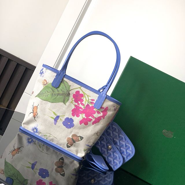 Goyard original canvas anjou mini bag GY0131 iris
