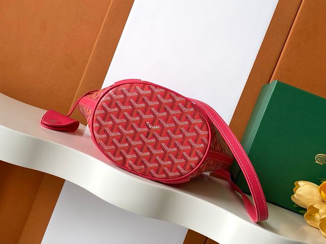 Goyard original canvas belharra small tote bag GY0115 fuchsia