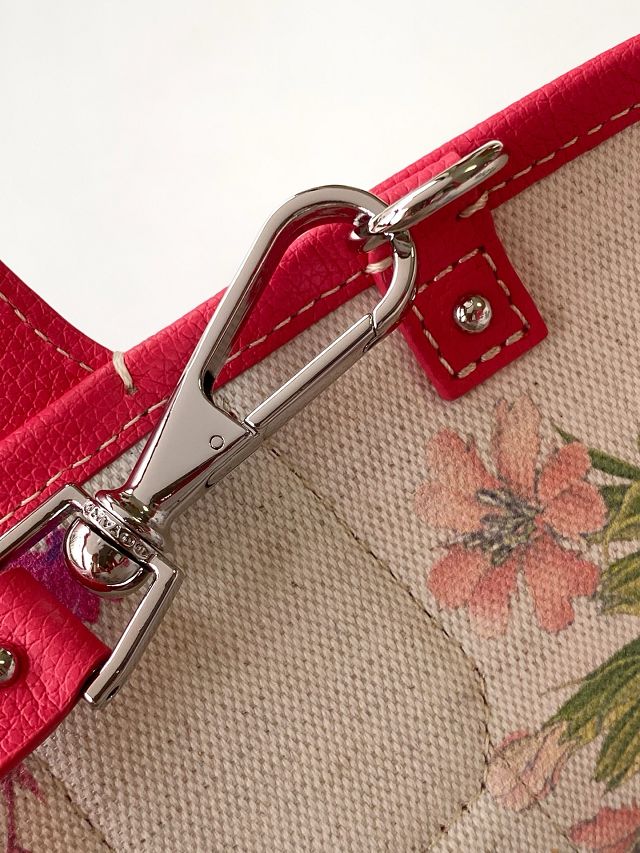 Goyard original canvas belharra small tote bag GY0115 fuchsia