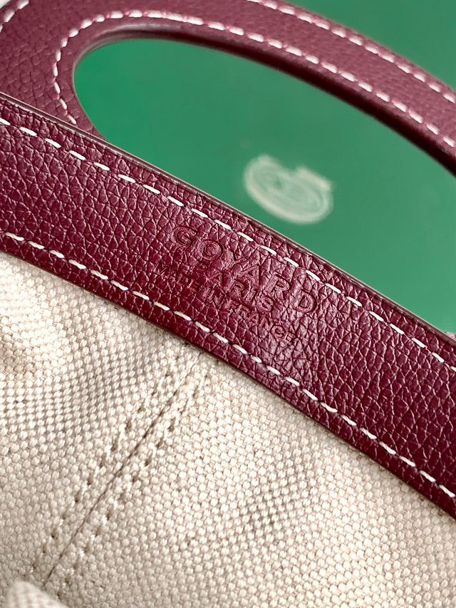 Goyard original canvas beluga mini bag GY0132 bordeaux