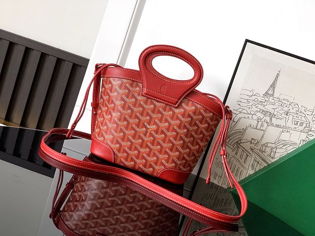 Goyard original canvas beluga mini bag GY0132 red