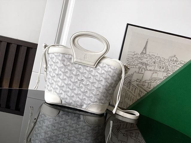 Goyard original canvas beluga mini bag GY0132 white