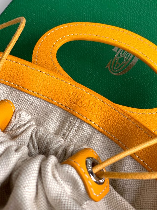 Goyard original canvas beluga mini bag GY0132 yellow