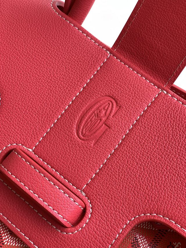 Goyard original canvas saigon tote bag GY0106 fuchsia