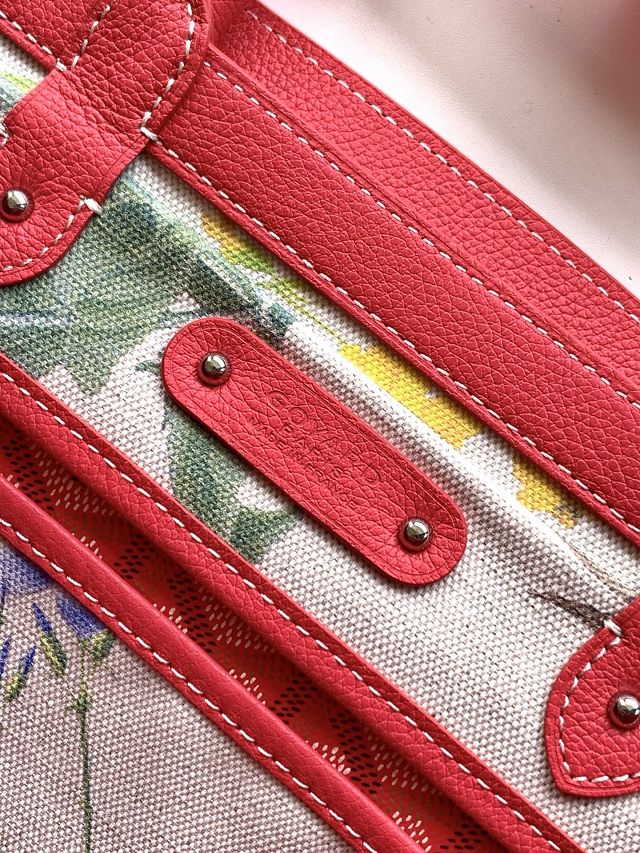 Goyard original canvas saigon tote bag GY0106 fuchsia
