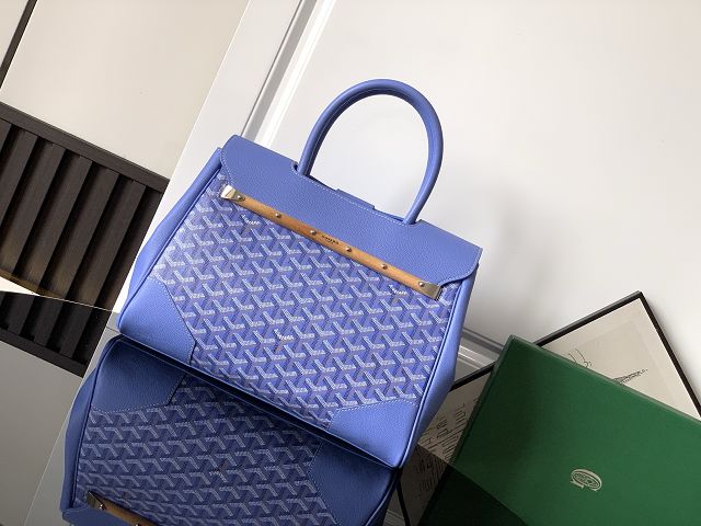 Goyard original canvas saigon tote bag GY0106 iris