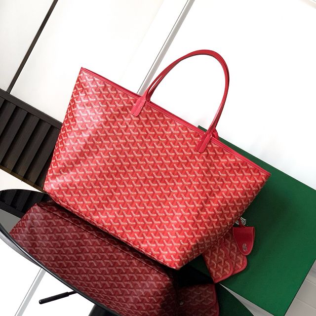 Goyard original canvas saint louis GM bag GY0083 fuchsia