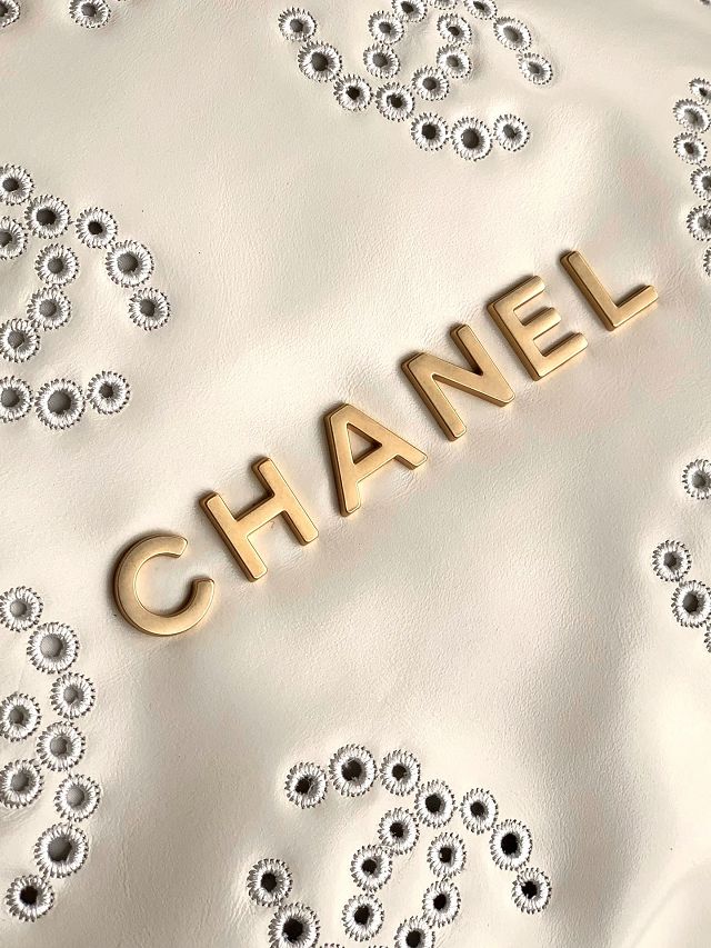 CC original calfskin 22 small handbag AS3260 white