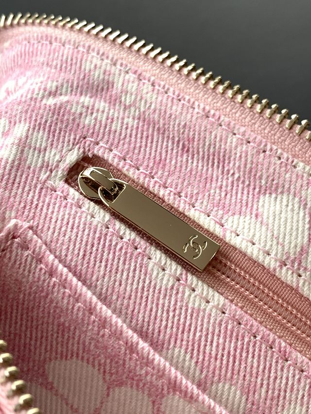 CC original denim large hobo bag AS5431 pink