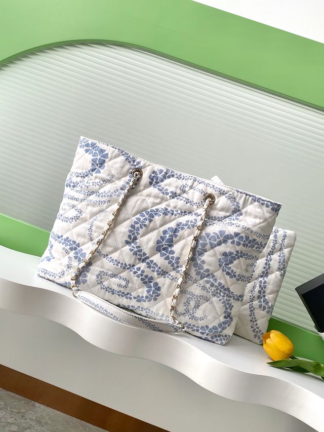 CC original denim shopping bag AS5429 blue