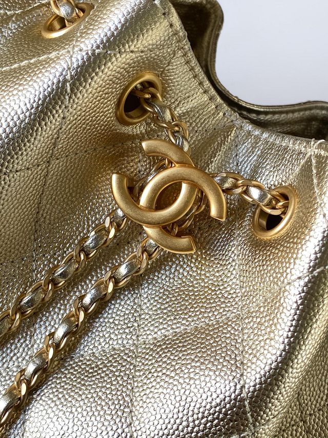 CC original grained calfskin 25 small handbag AS5293 gold