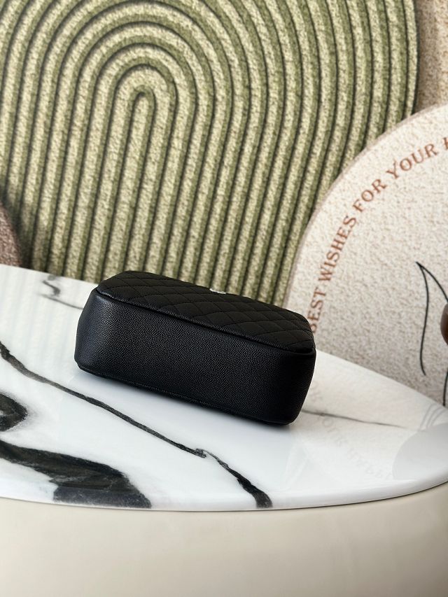 CC original grained calfskin small pouch A31104 black