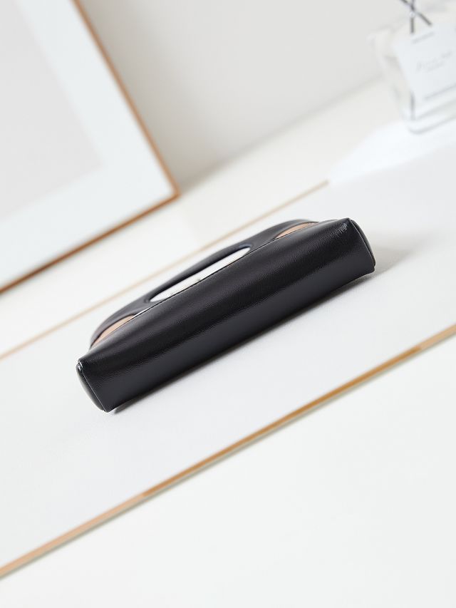 CC original lambskin nano 31 bag AS3656 black&apricot