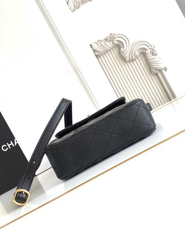 CC original calfskin flap phone holder AP4679 black