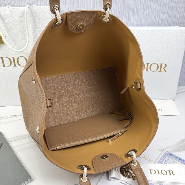 Dior original calfskin large toujours bag M2833 tan