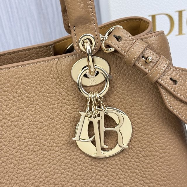 Dior original calfskin medium toujours bag M2833 tan