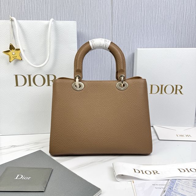 Dior original calfskin medium toujours bag M2833 tan