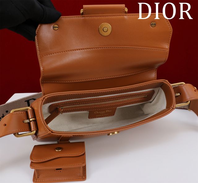 Dior original calfskin small streetchic bag M3913 brown