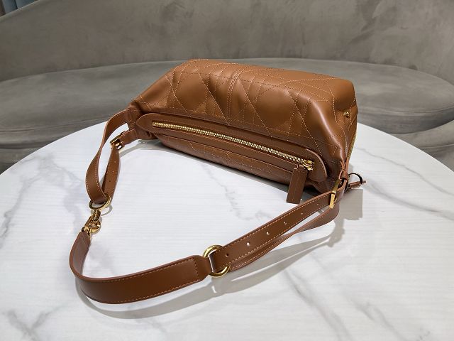 Dior original calfskin medium D-Journey bag M2417 caramel