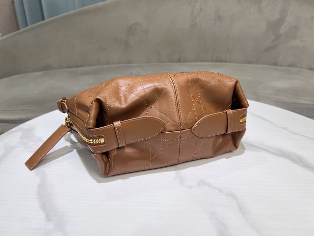 Dior original calfskin small D-Journey bag M2416 caramel