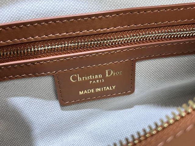 Dior original calfskin small D-Journey bag M2416 caramel