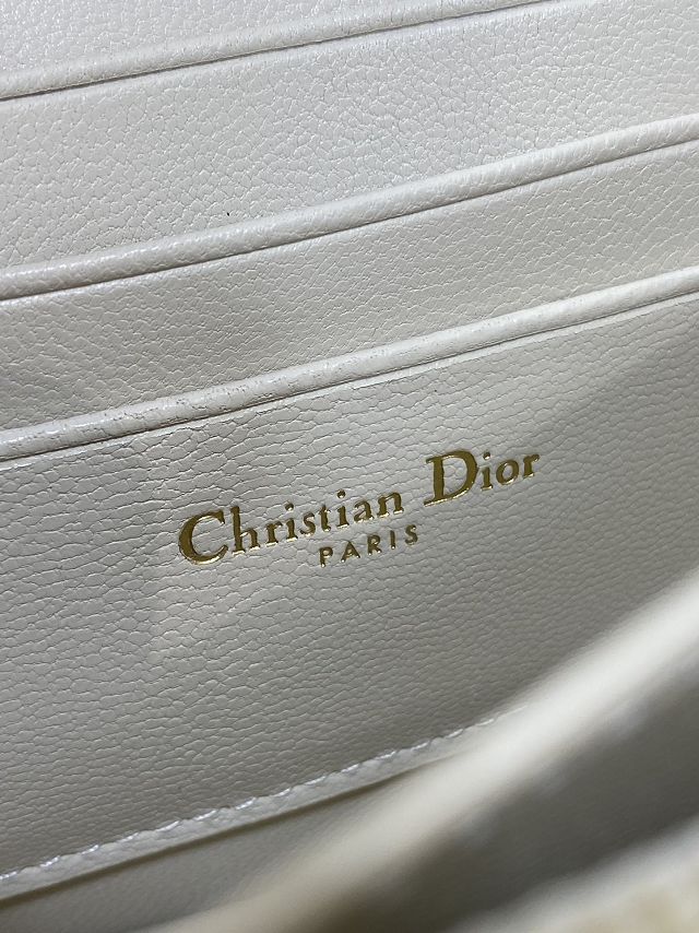 Dior original cotton mini caro bag M9240 blue