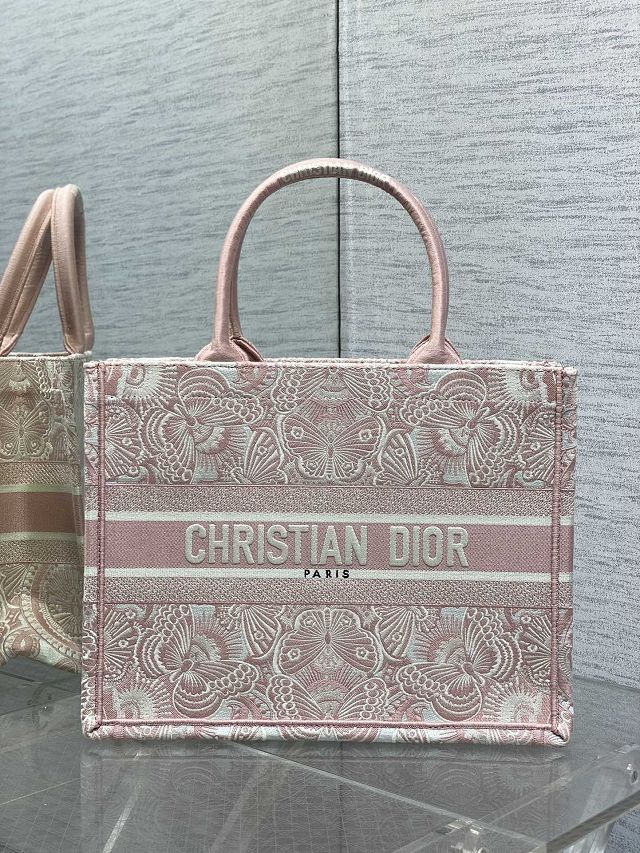 Dior original cotton medium book tote bag M1296
