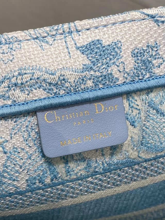 Dior original cotton small book tote bag M1265 
