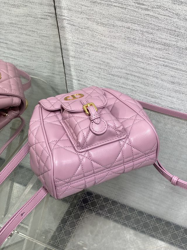 Dior original lambskin small caro backpack M6302 purple