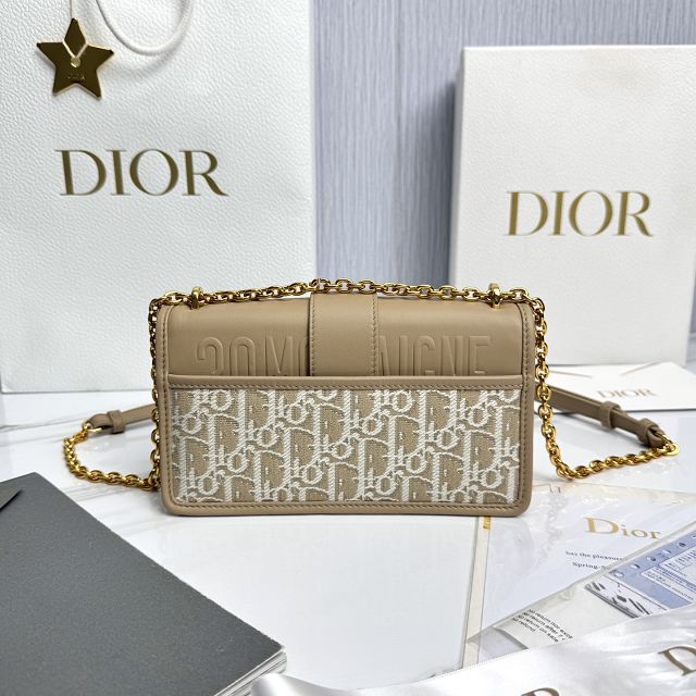 Dior original cotton 30 montaigne east-west bag M9334 natural