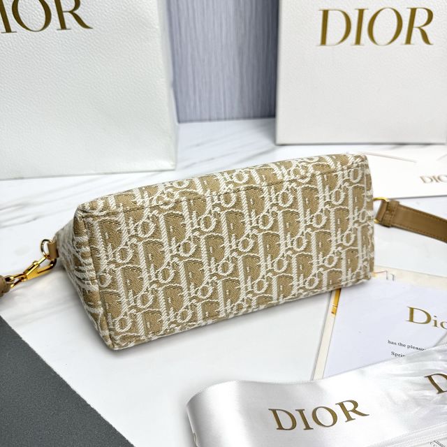 Dior original cotton diortravel nomad pouch S5554 natural