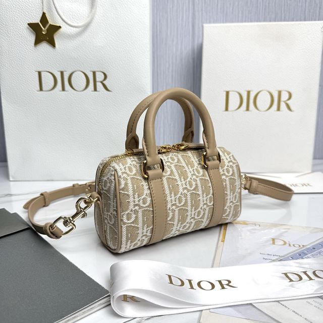 Dior original cotton groove 17 nano bag S4000 natural