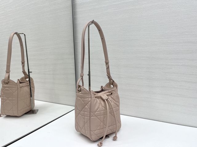 Dior original lambskin Small D-motion bag M2851 power pink