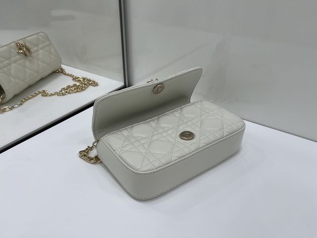 Dior original lambskin talk phone pouch S0977