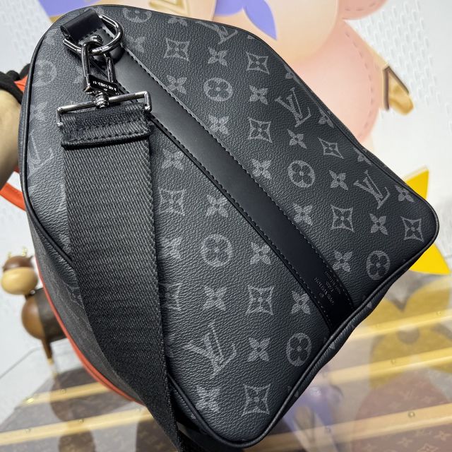 Louis vuitton original monogram eclipse keepall 50 M46773 orange