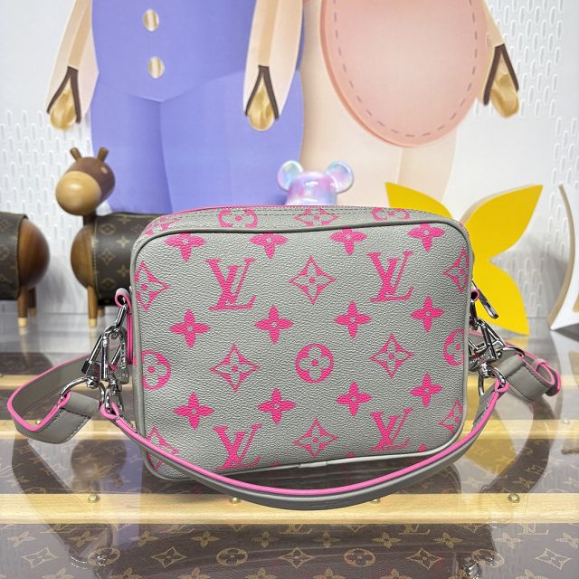 Louis vuitton original calfskin nil cross-body bag M15024 grey