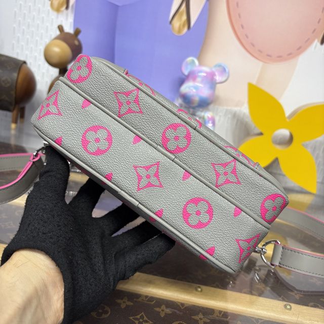 Louis vuitton original calfskin nil cross-body bag M15024 grey