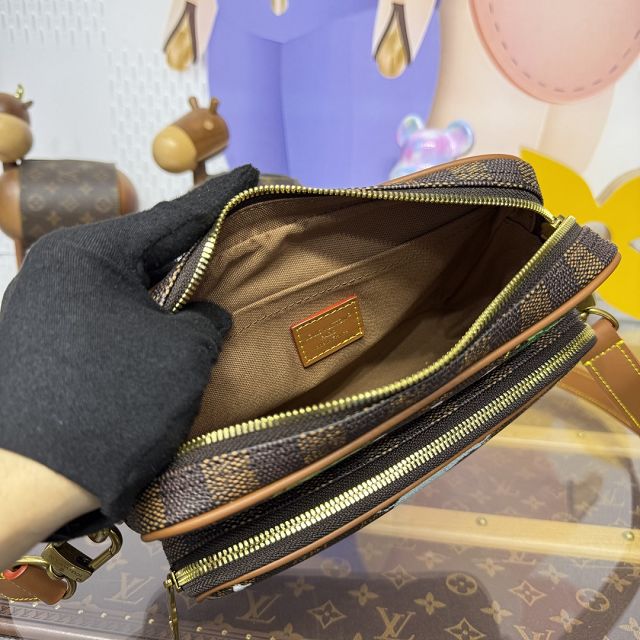 Louis vuitton original damier ebene canvas nil city bag M14016