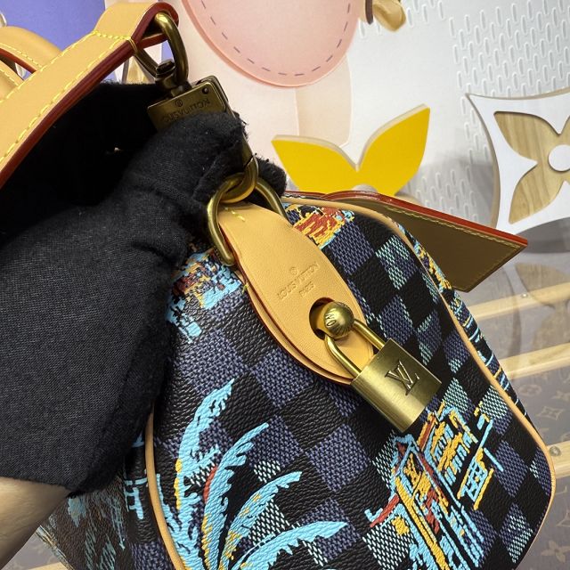 Louis vuitton original damier graphite speedy 25 N00225