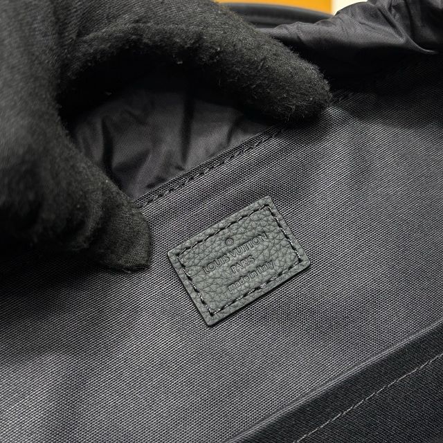 Louis vuitton original denim montsouris backpack M14135 black