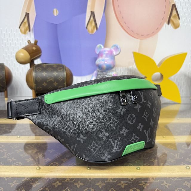 Louis vuitton original monogram eclipse discovery bumbag M25924 green