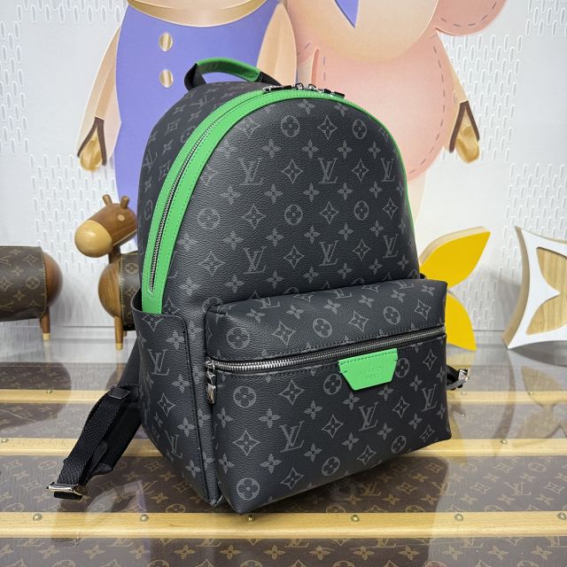 Louis vuitton original monogram eclipse discovery backpack PM M11641 green