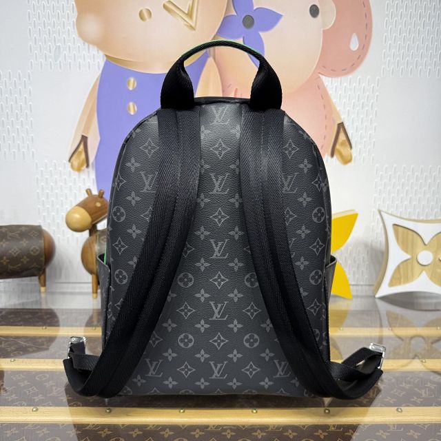 Louis vuitton original monogram eclipse discovery backpack PM M11641 green