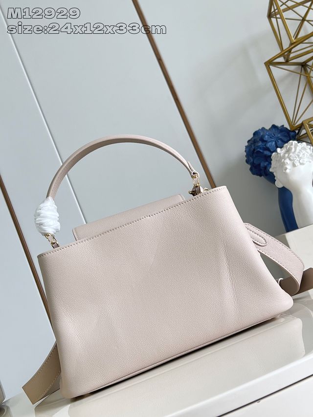 Louis vuitton original calfskin capucines MM souple M12929 black