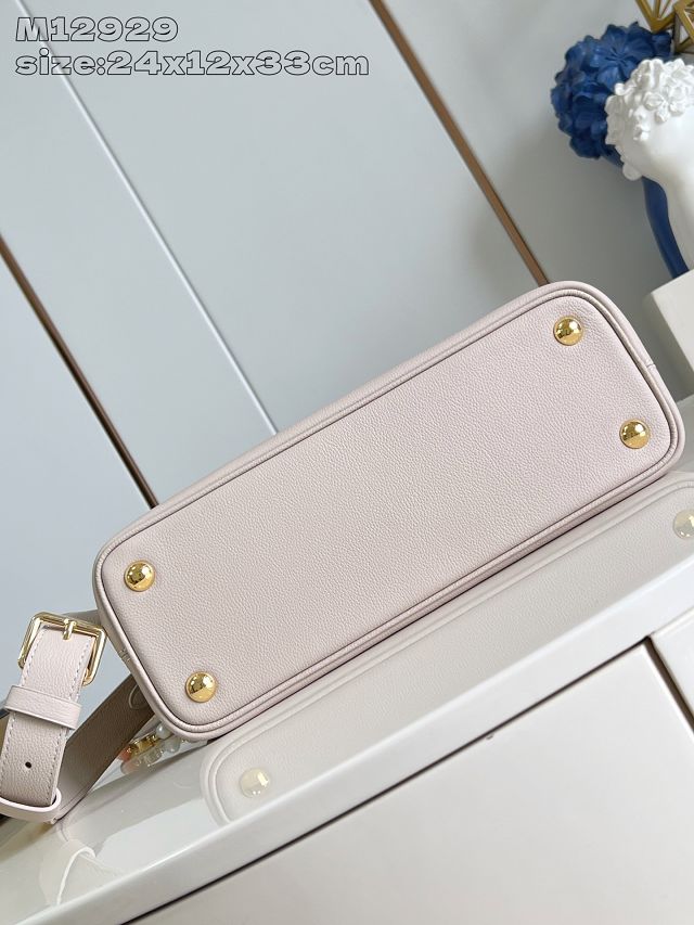 Louis vuitton original calfskin capucines MM souple M12929 black