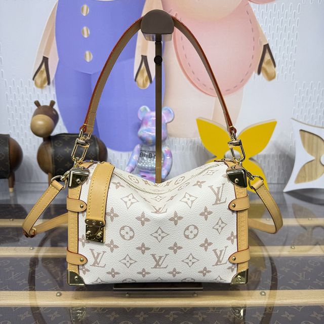 Louis vuitton original canvas side trunk M26287 beige