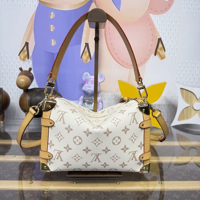 Louis vuitton original canvas side trunk M26287 beige